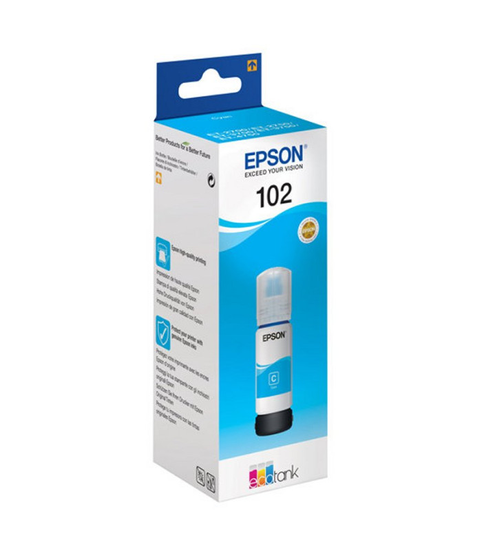 Epson Botella Tinta Ecotank 102 Cyan