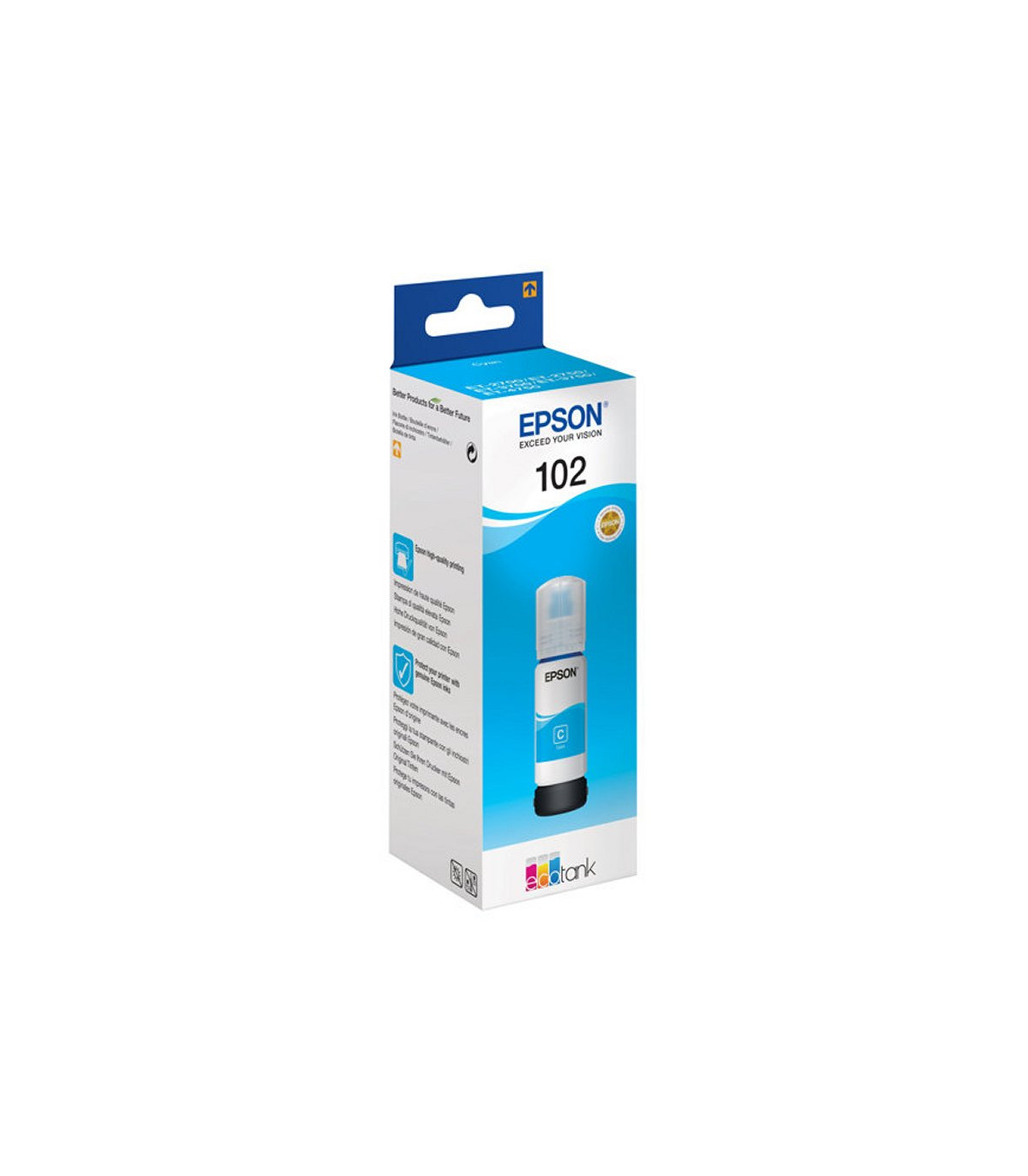 Epson Botella Tinta Ecotank 102 Cyan