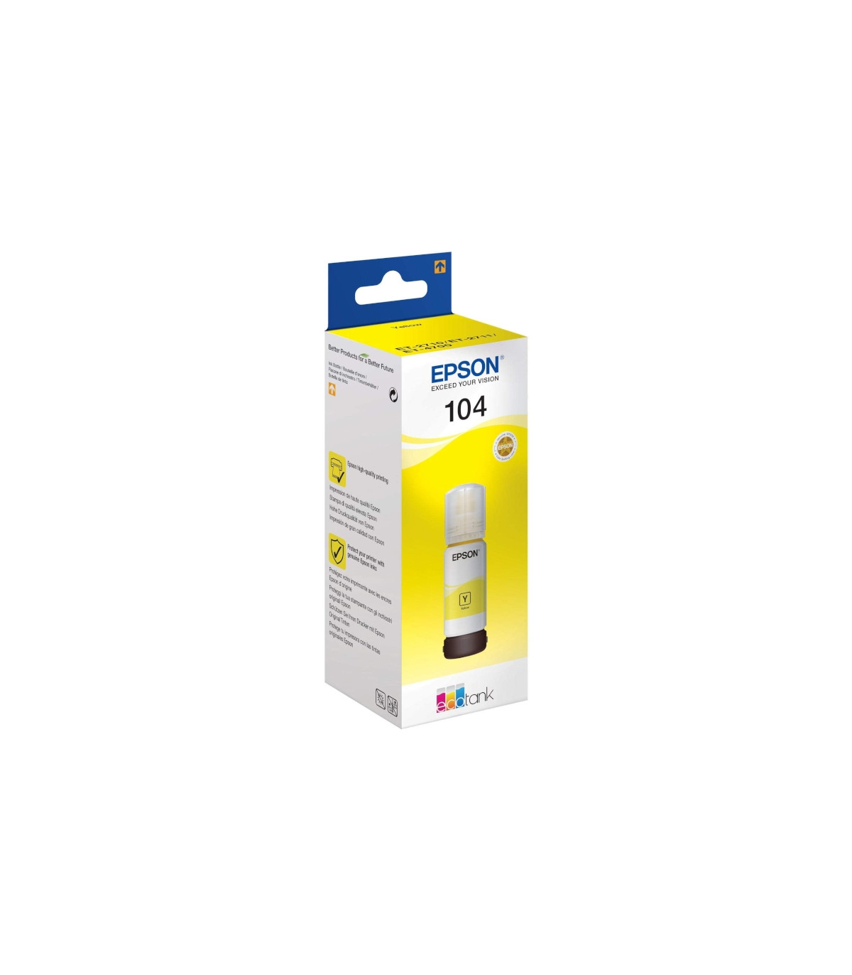 Epson Botella Tinta Ecotank 104 Amarillo