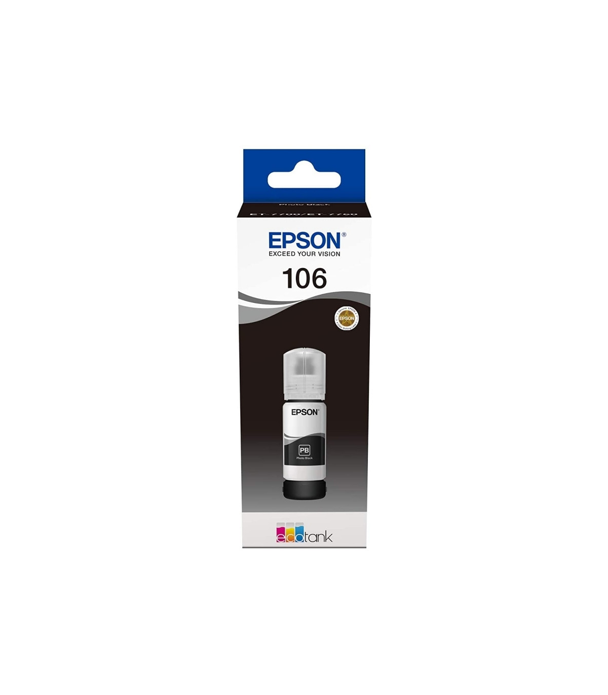 Epson Botella Tinta Ecotank 106 Negro