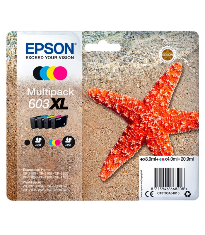 Epson Cartucho Multipack 603XL 4 Colores