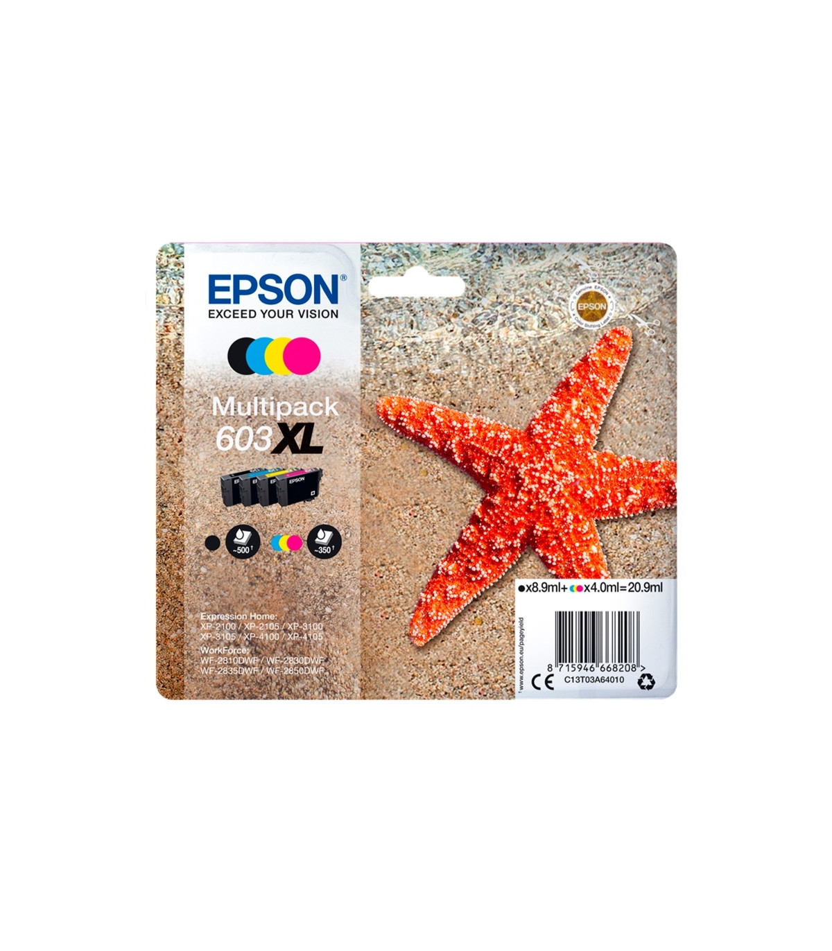 Epson Cartucho Multipack 603XL 4 Colores