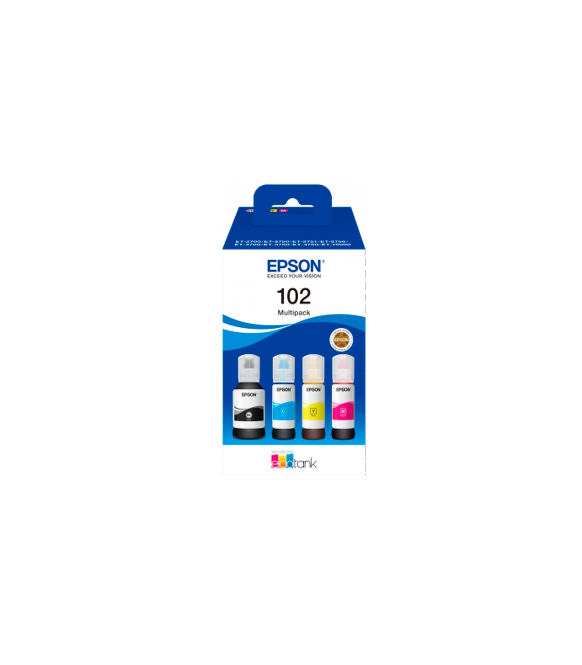 Epson Botellas Multipack Ecotank 102 4 Colores