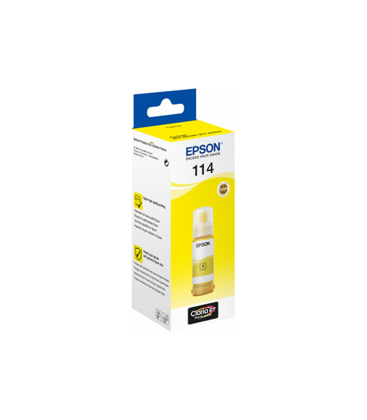 Epson Botella Tinta Ecotank 114 Amarillo