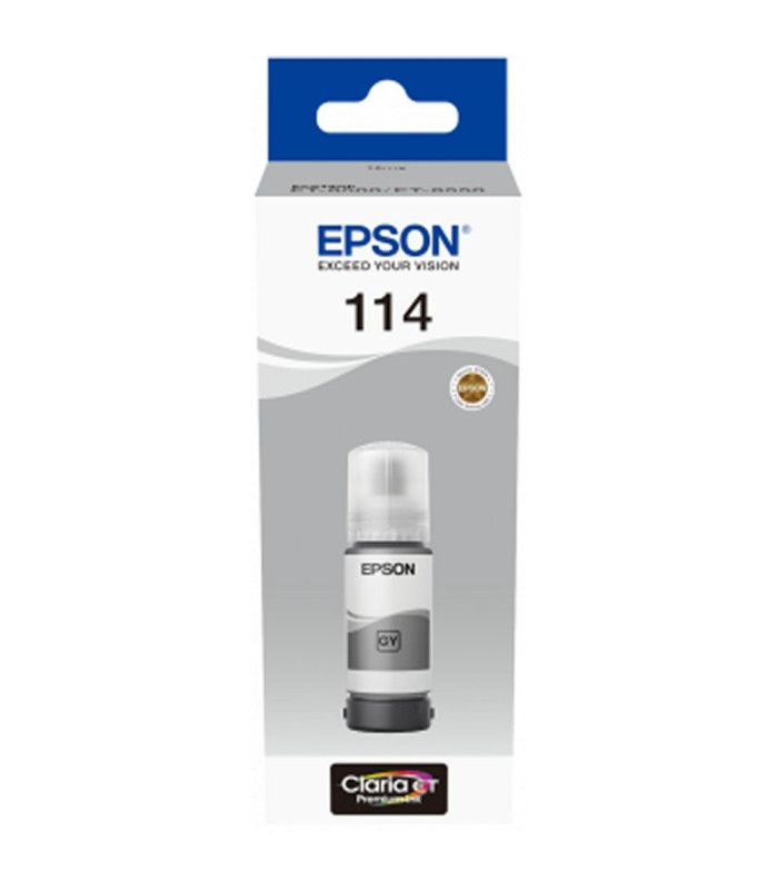 Epson Botella Tinta Ecotank 114 Gris