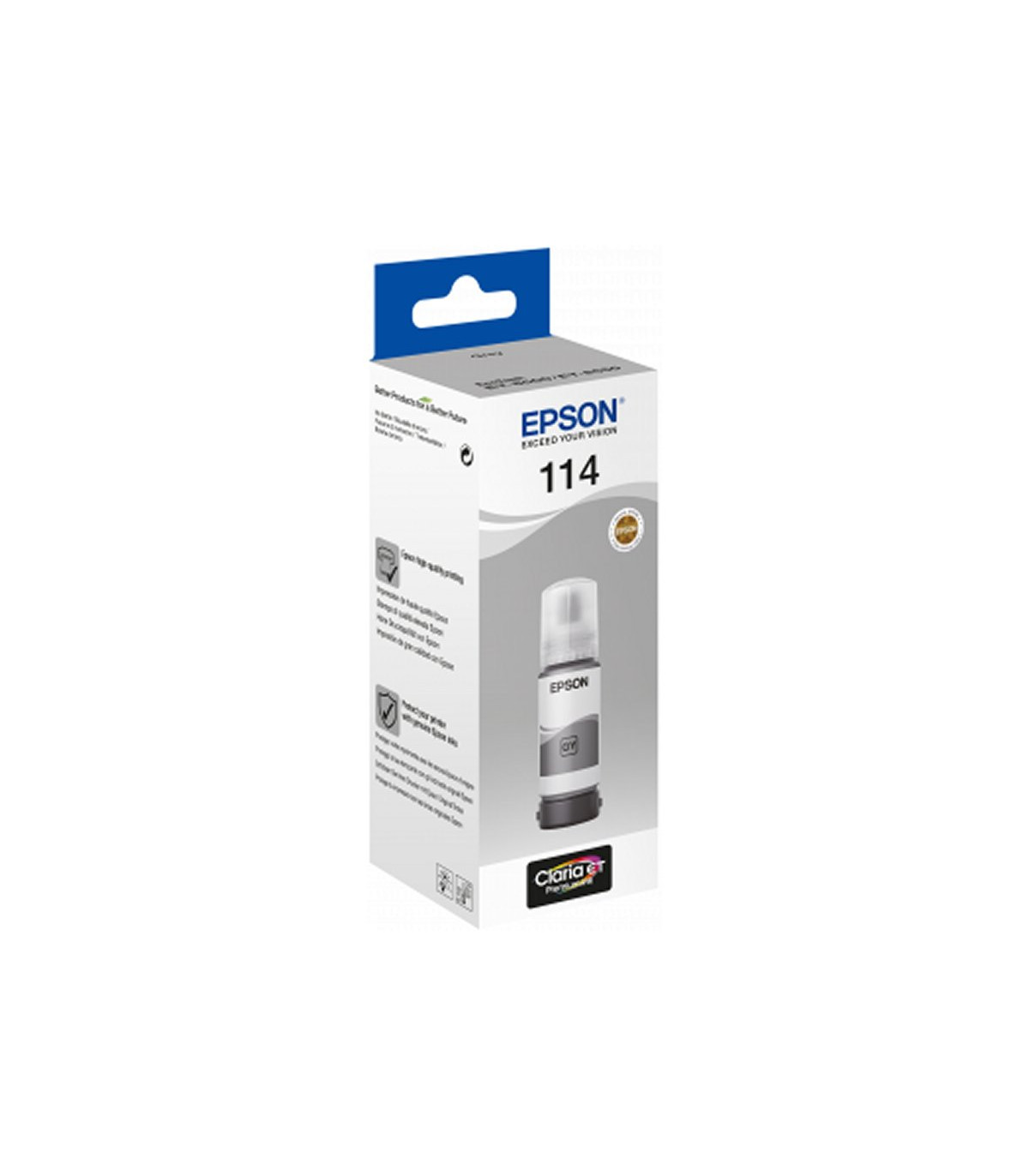 Epson Botella Tinta Ecotank 114 Gris