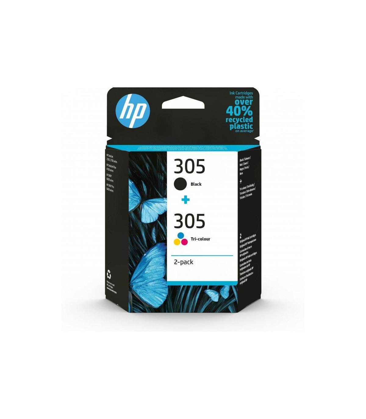 HP Cartucho Multipack 305 Negro+Color