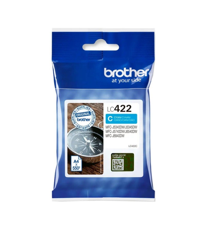 Brother Cartucho LC422C Cian