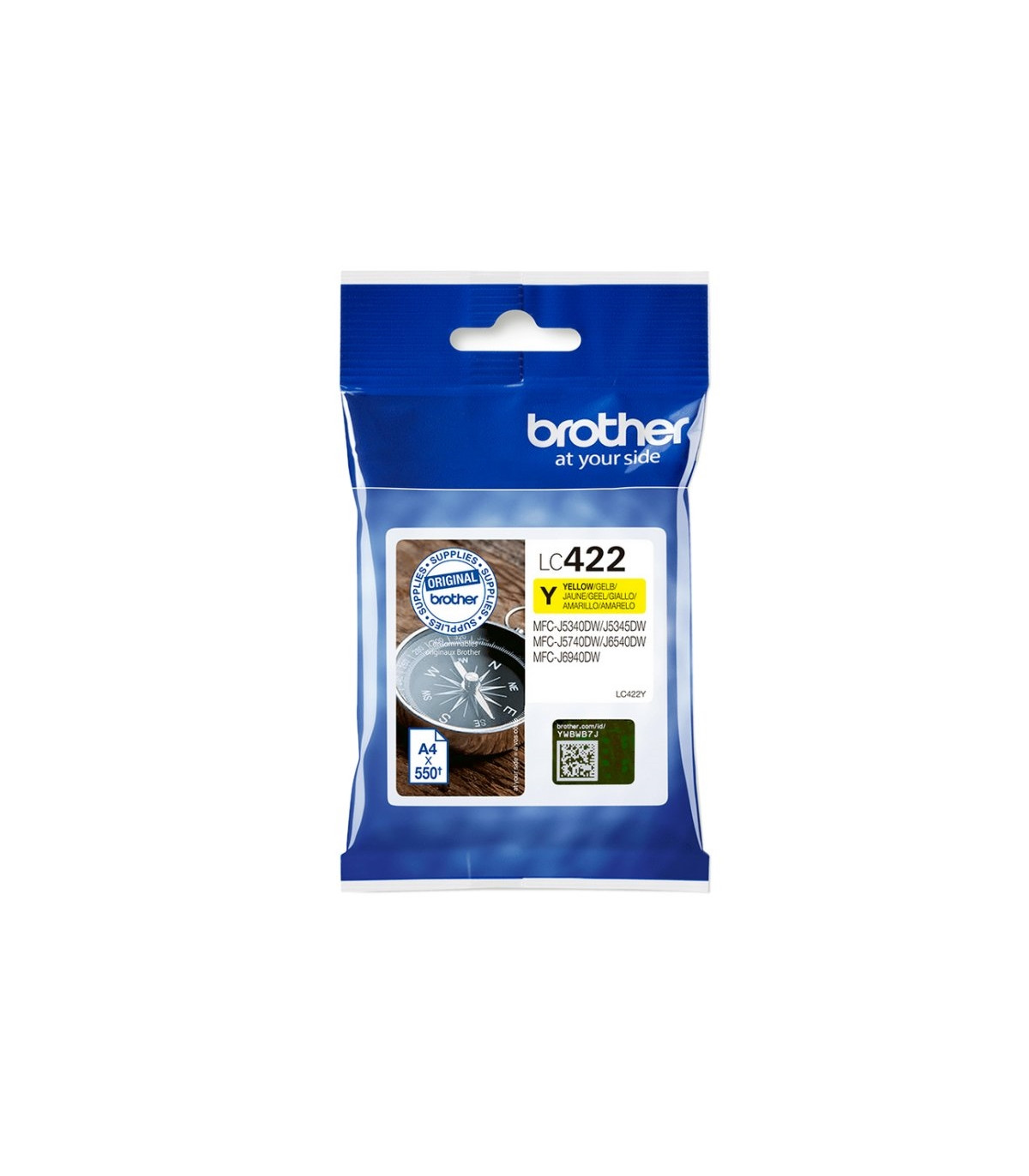 Brother Cartucho LC422Y Amarillo