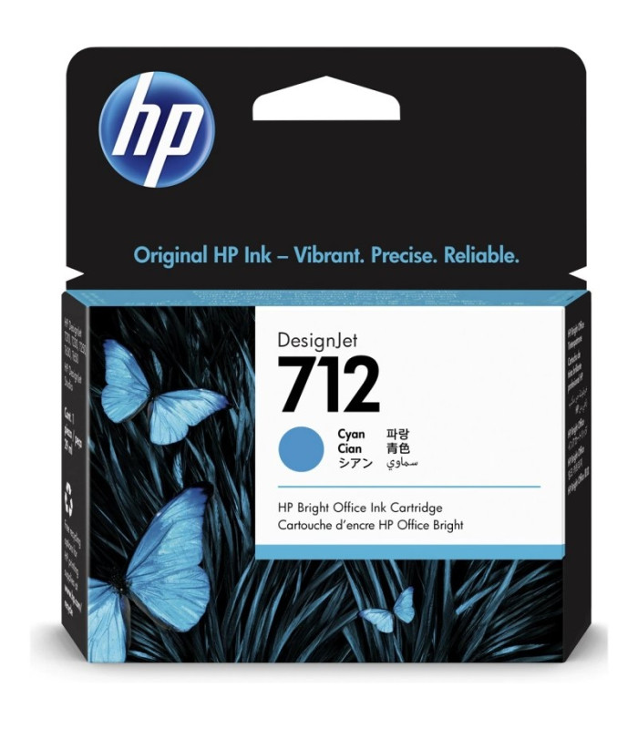 HP Cartucho 712 Cian