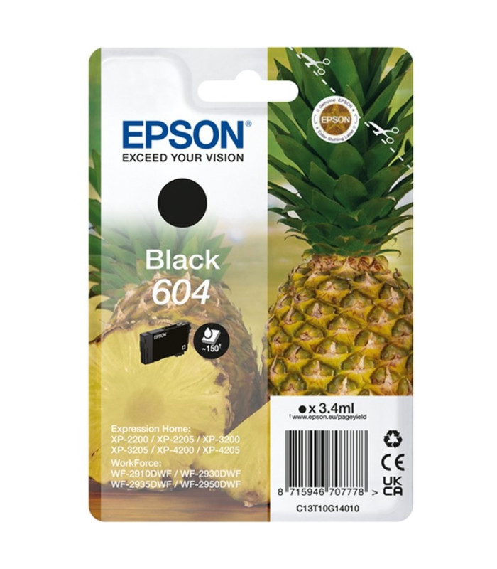 Epson Cartucho 604 Negro
