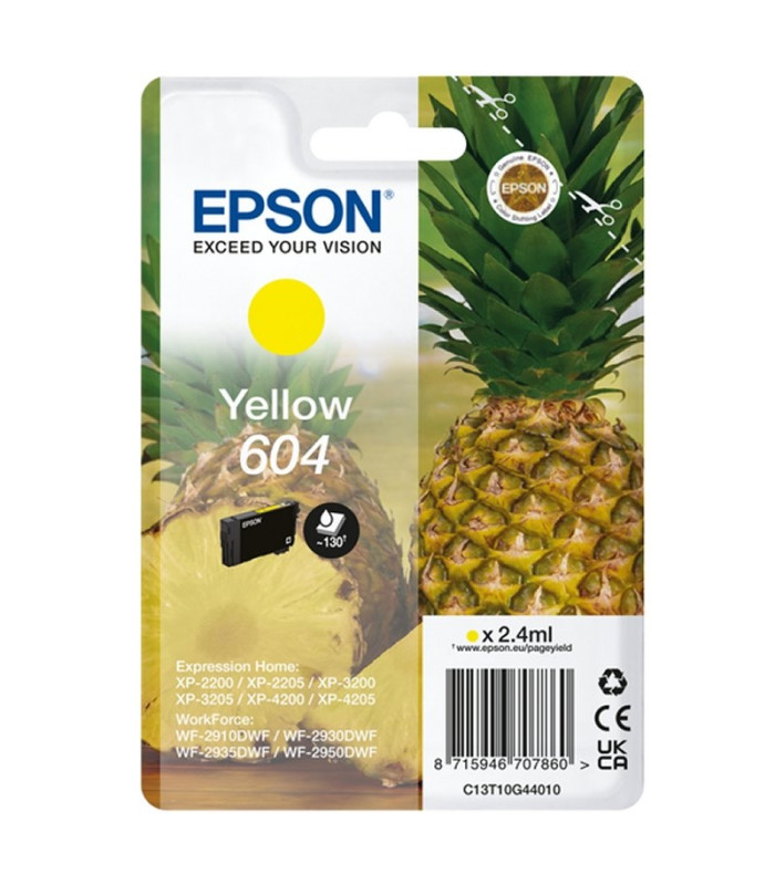 Epson Cartucho 604 Amarillo
