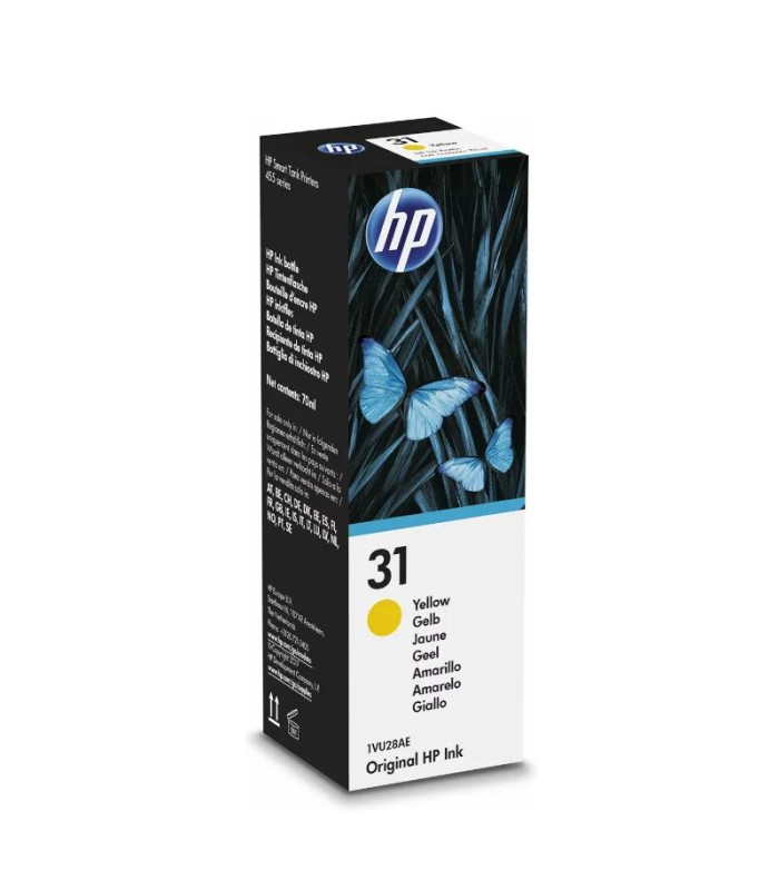 HP Cartucho Kit de Relleno de Tinta 31 Amarillo