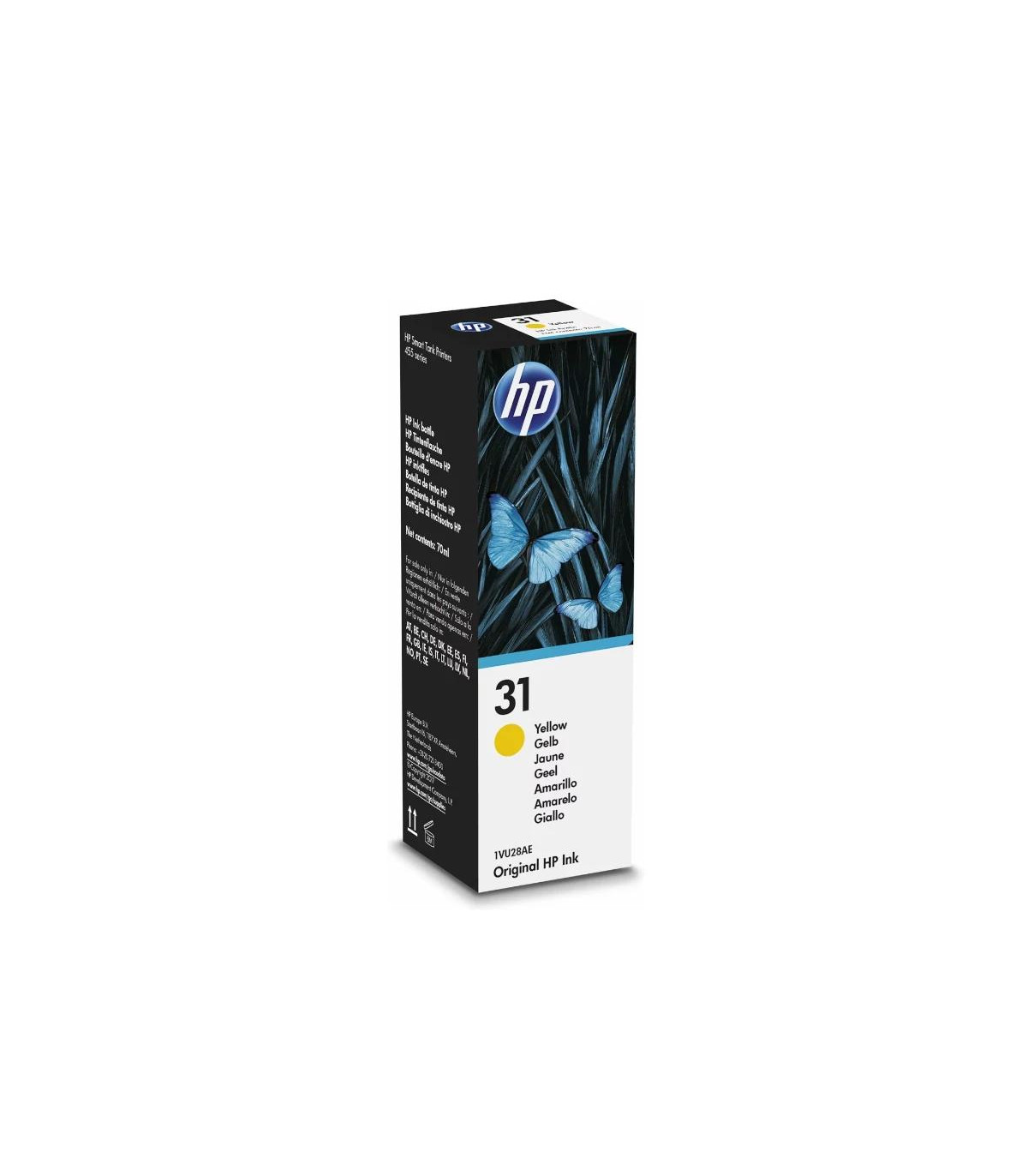 HP Cartucho Kit de Relleno de Tinta 31 Amarillo