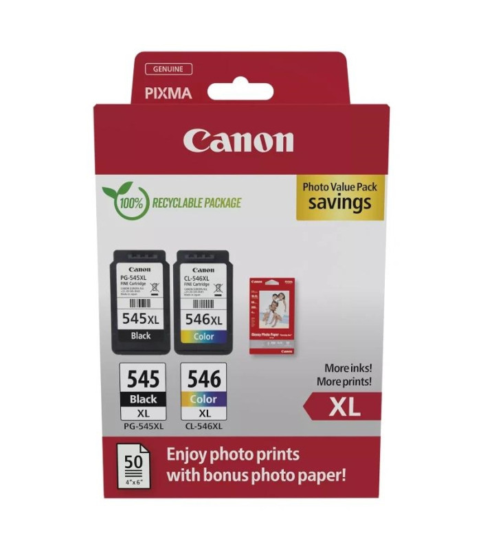 Canon Cartucho Multipack PG-545XL/CL-546XL