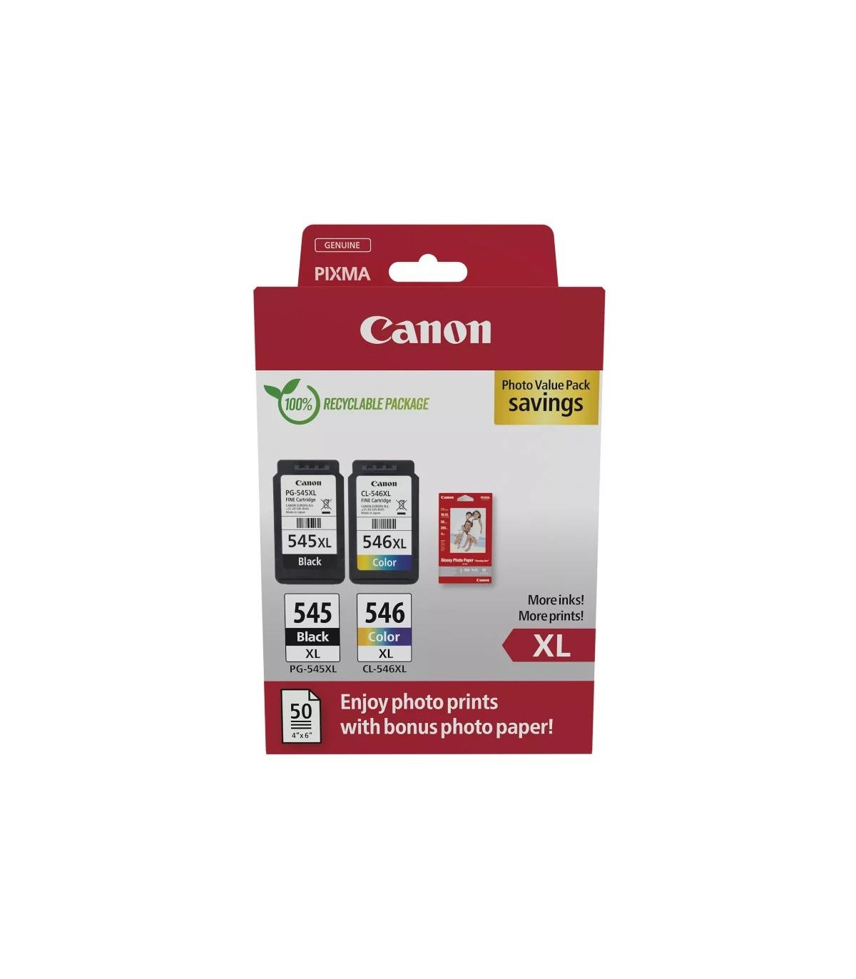 Canon Cartucho Multipack PG-545XL/CL-546XL