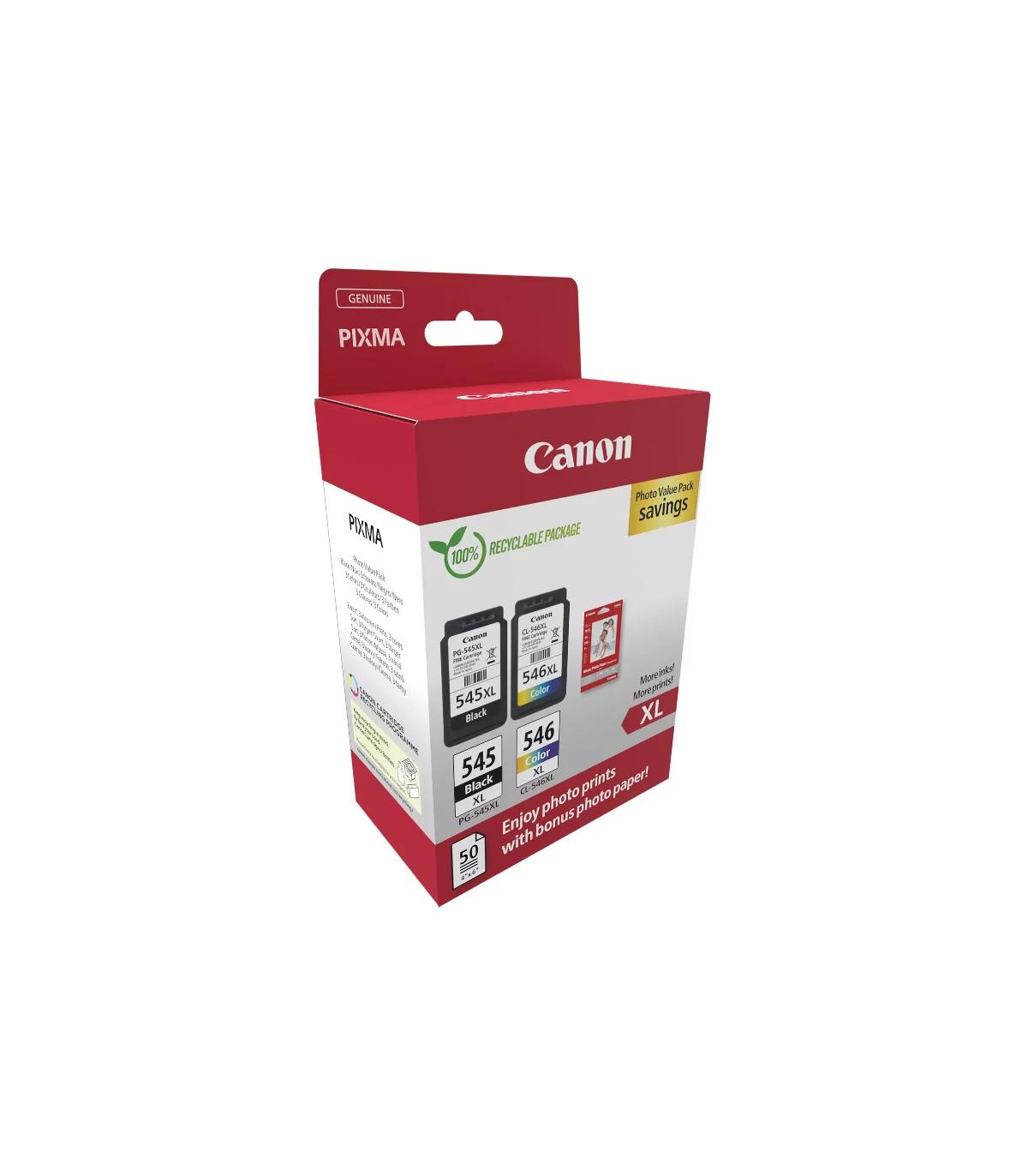 Canon Cartucho Multipack PG-545XL/CL-546XL