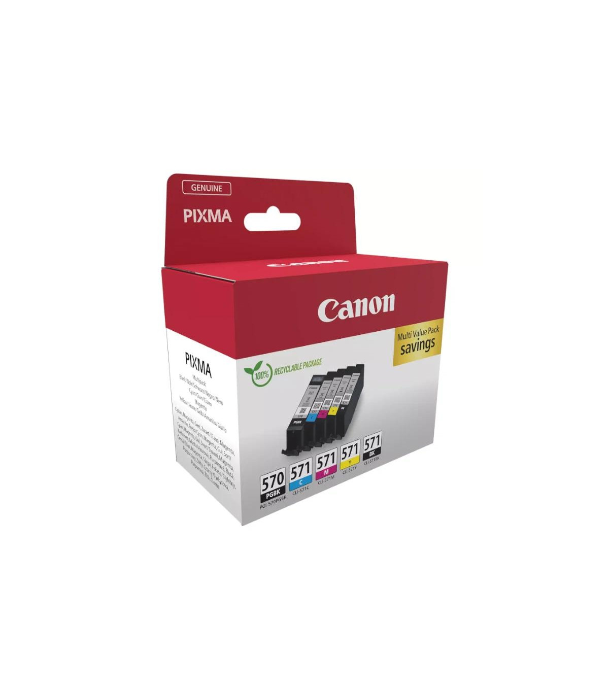 Canon Cartucho Multipack PGI570/CLI571