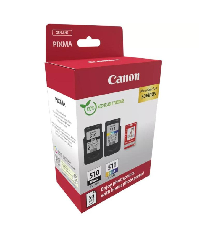 Canon Cartucho MultiPack PG-510/CL511+papel