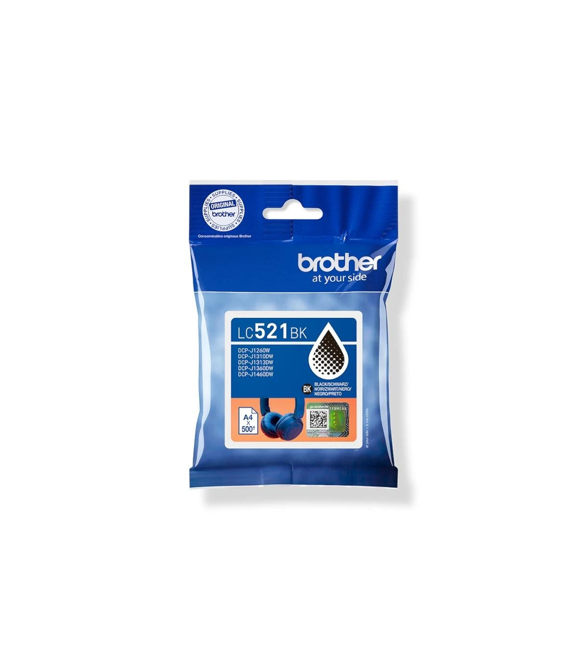 Brother Cartucho LC521BK Negro