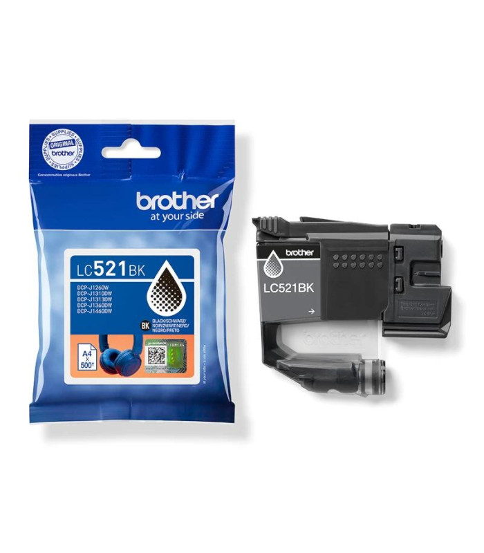 Brother Cartucho LC521BK Negro