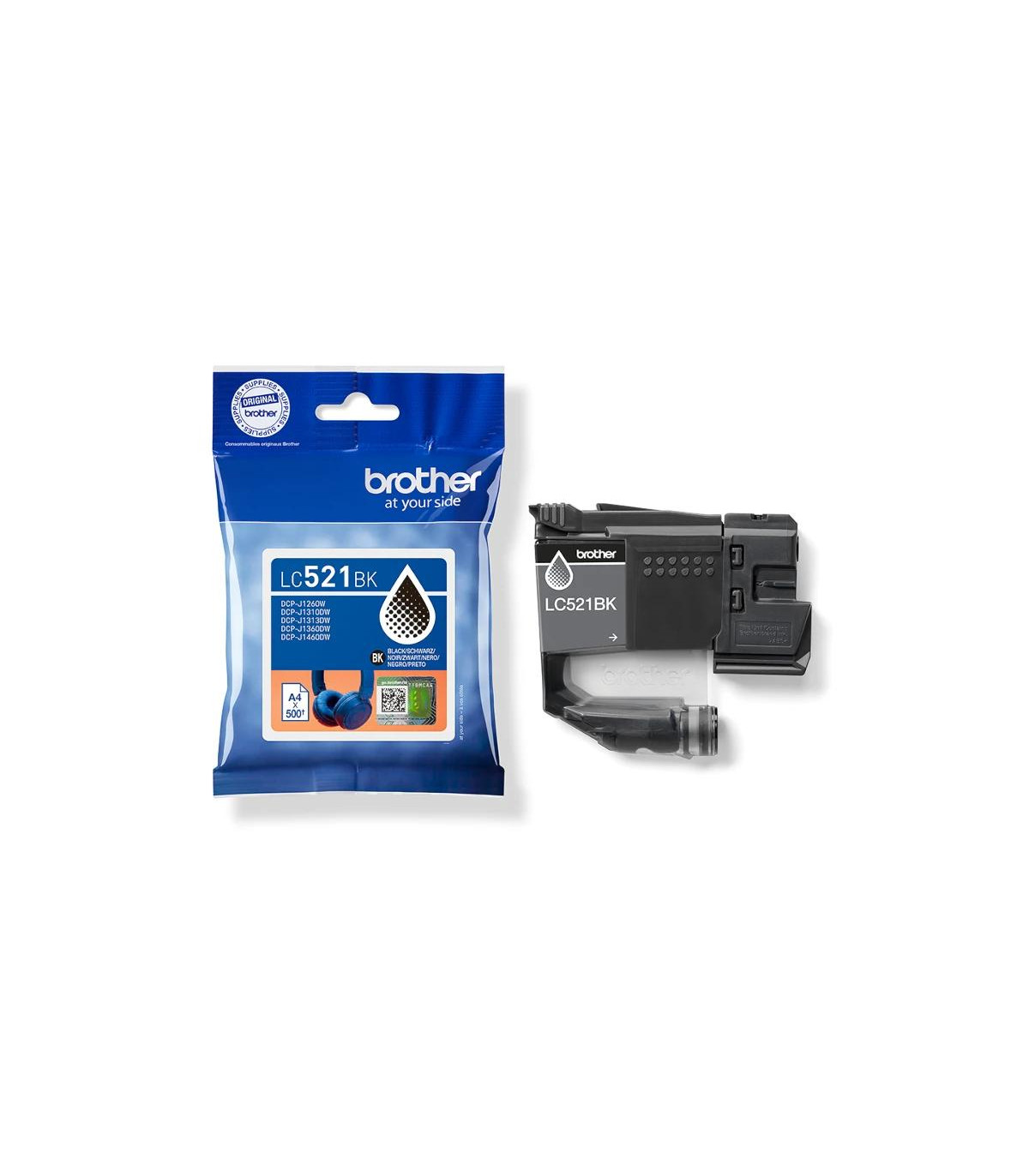 Brother Cartucho LC521BK Negro