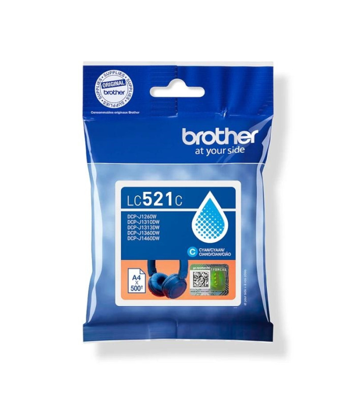 Brother Cartucho LC521C Cian