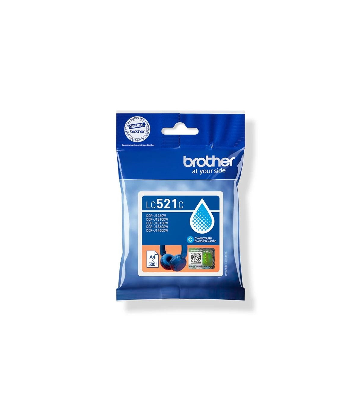 Brother Cartucho LC521C Cian