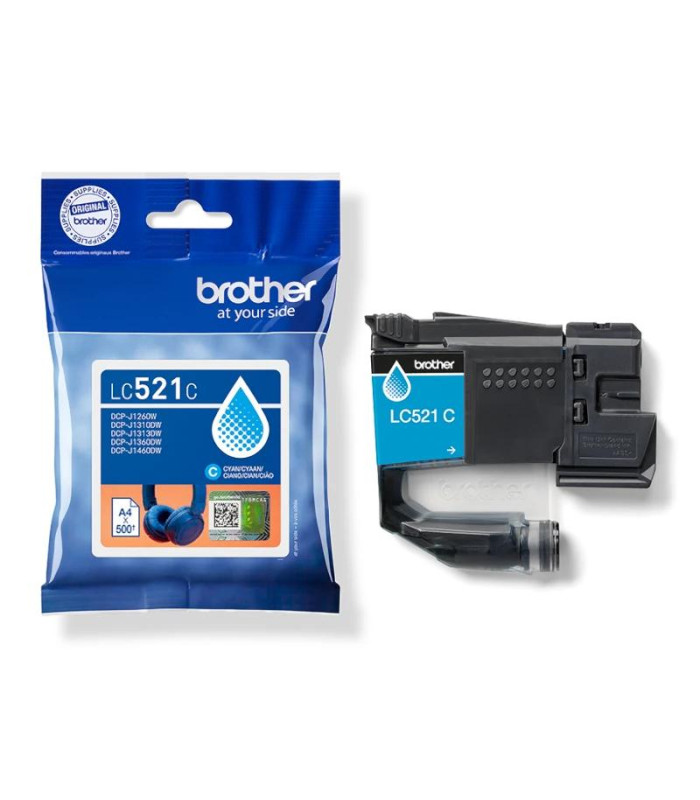 Brother Cartucho LC521C Cian