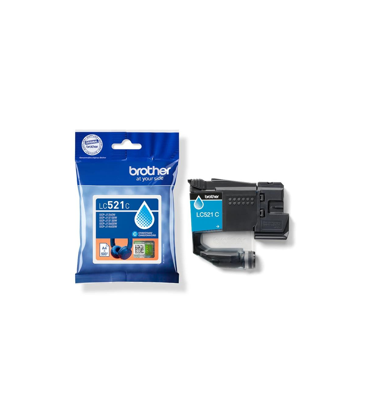 Brother Cartucho LC521C Cian