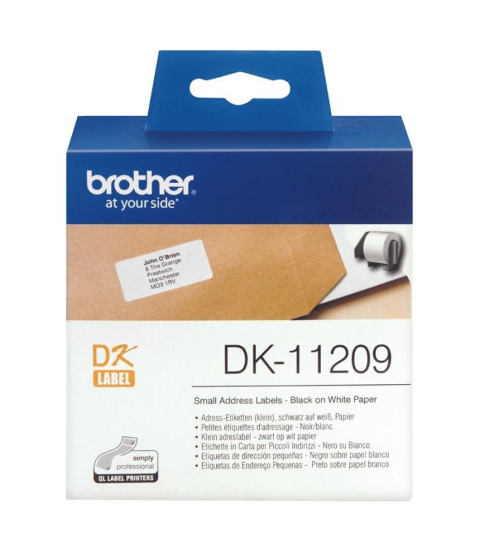 Brother Etiquetas DK11209 Dirección 29x69 mm 800 u
