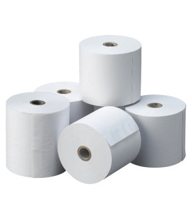 Rollo Papel Térmico 80X80X12 MM Pack 6 Uds sin BPA