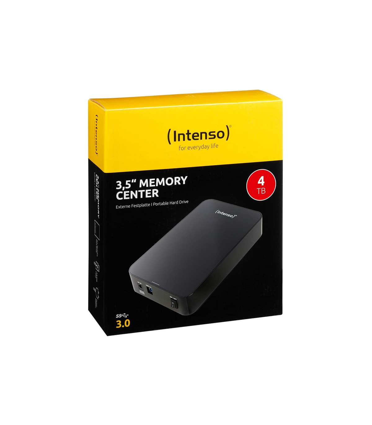 Intenso HDD Externo 6031512 4TB 3.5" USB 3.0 Negro