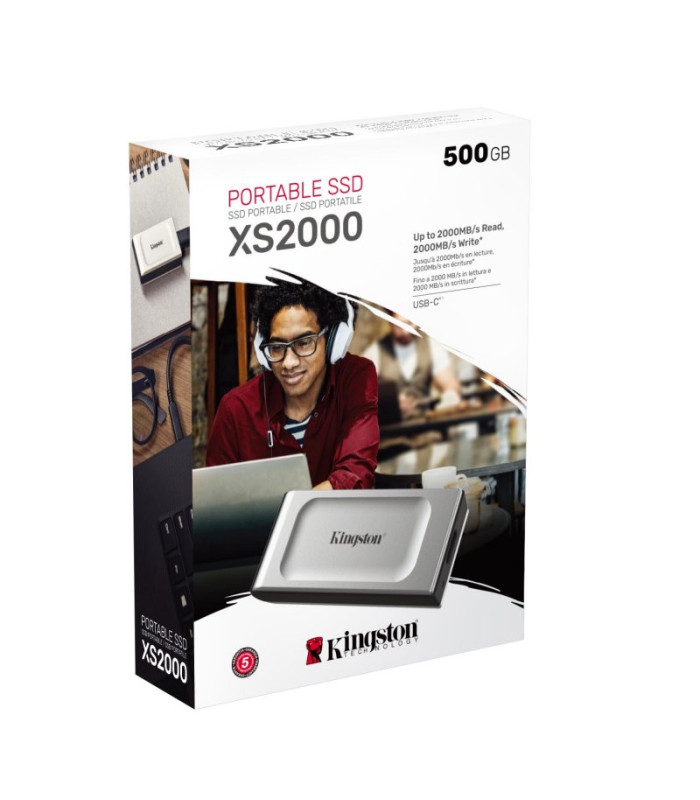 Kingston XS2000 Portable SSD 500Gb USB 3.2 tipo-C