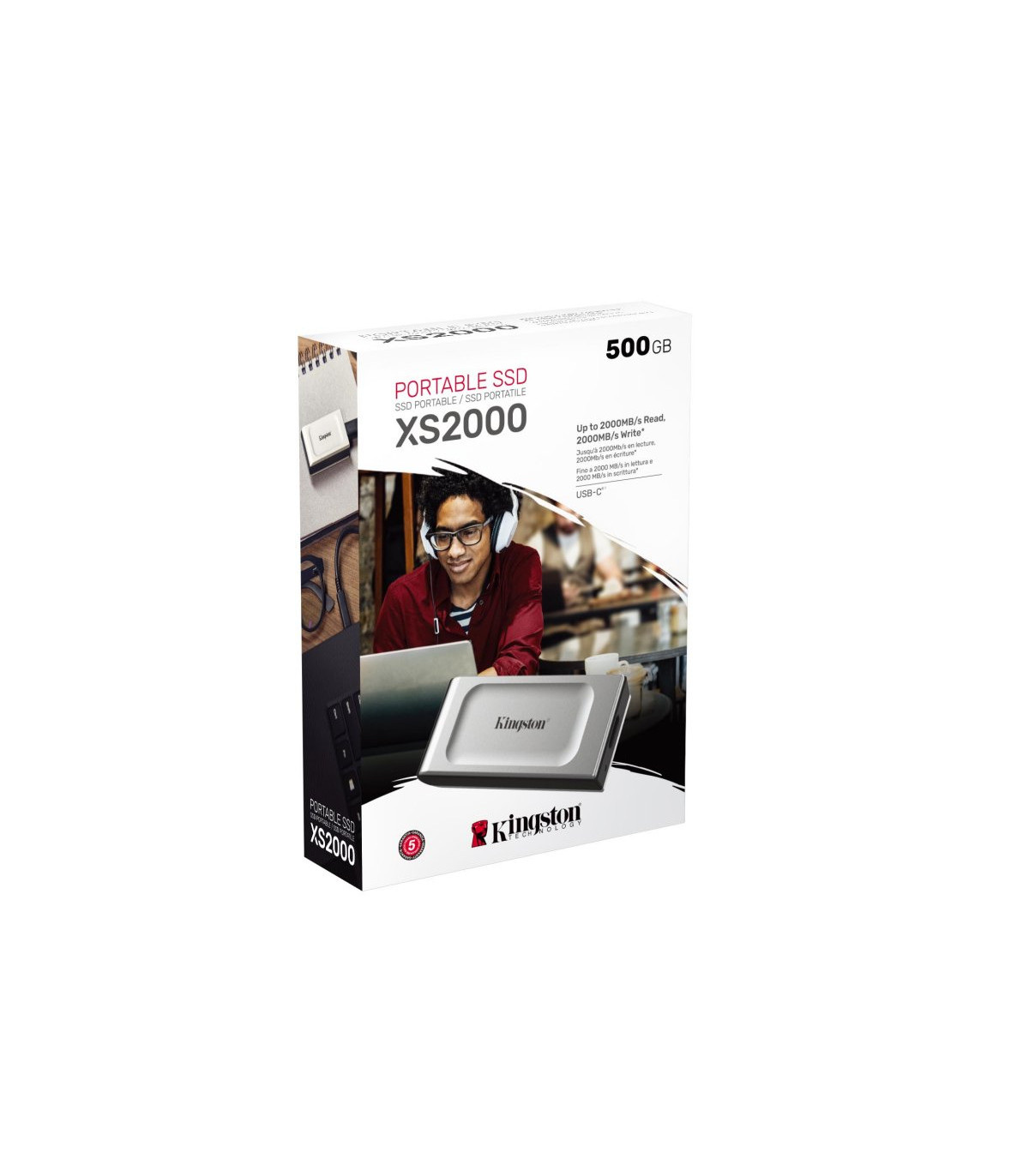 Kingston XS2000 Portable SSD 500Gb USB 3.2 tipo-C