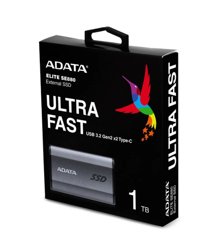 ADATA Elite SE880 SSD Externo 1TB USB 3.2 Gray