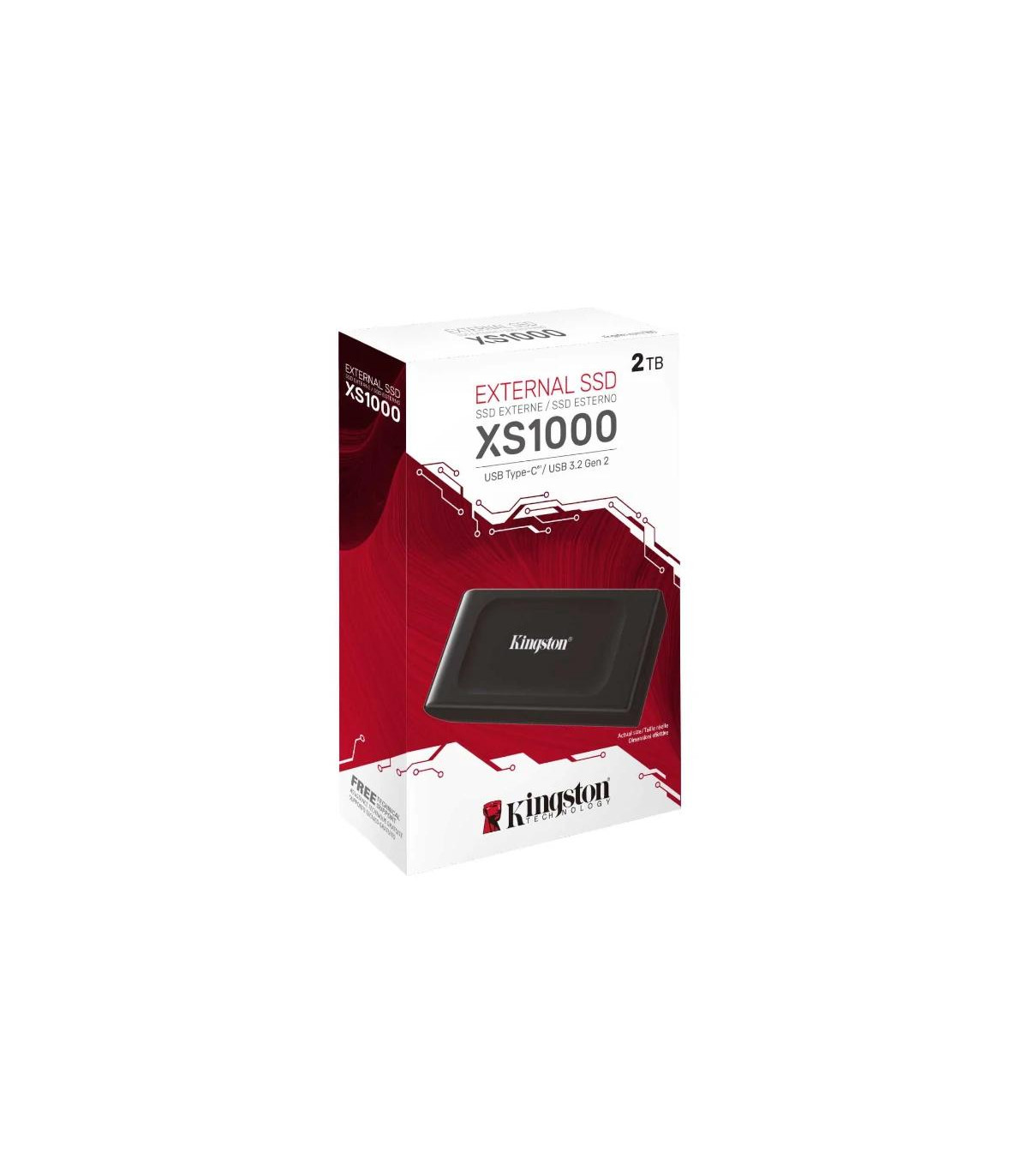 Kingston XS1000 Portable SSD 2Tb USB 3.2 tipo-C