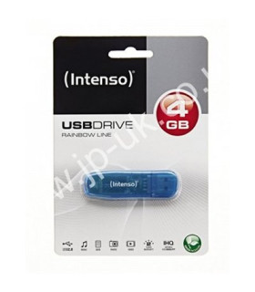 Intenso 3502450 Lápiz USB 2.0 Rainbow 4GB Azul