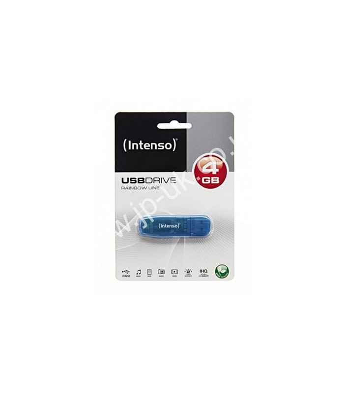 Intenso 3502450 Lápiz USB 2.0 Rainbow 4GB Azul
