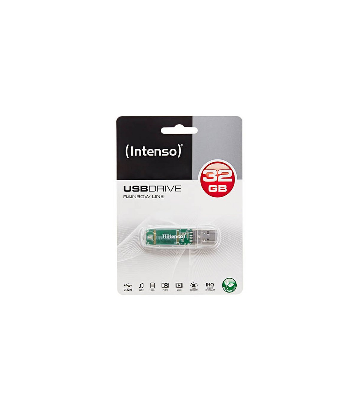 Intenso 3502480 Lápiz USB 2.0 Rainbow 32GB Transp