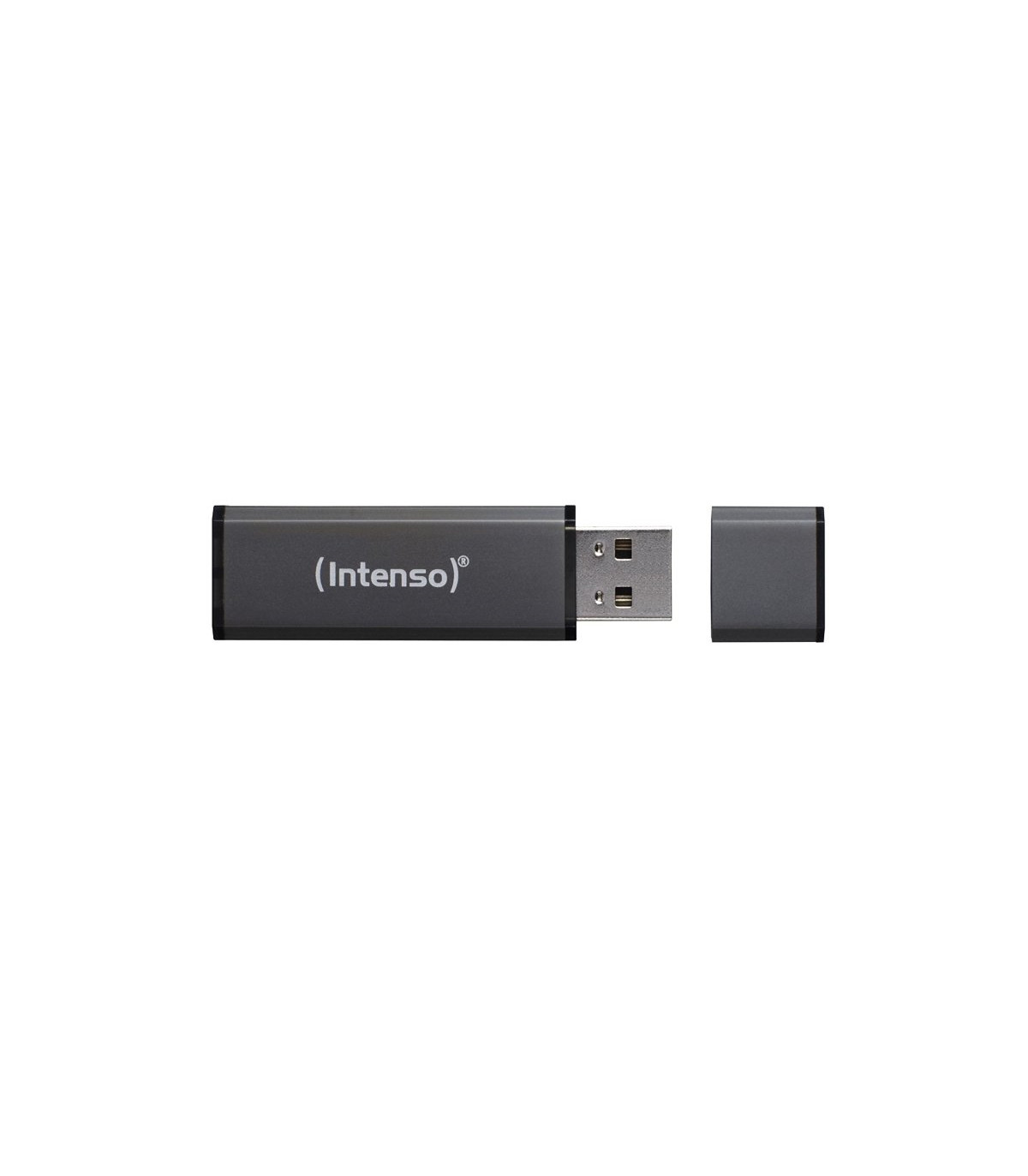 Intenso 3521491 Lápiz USB 2.0 Alu 64GB Antracita