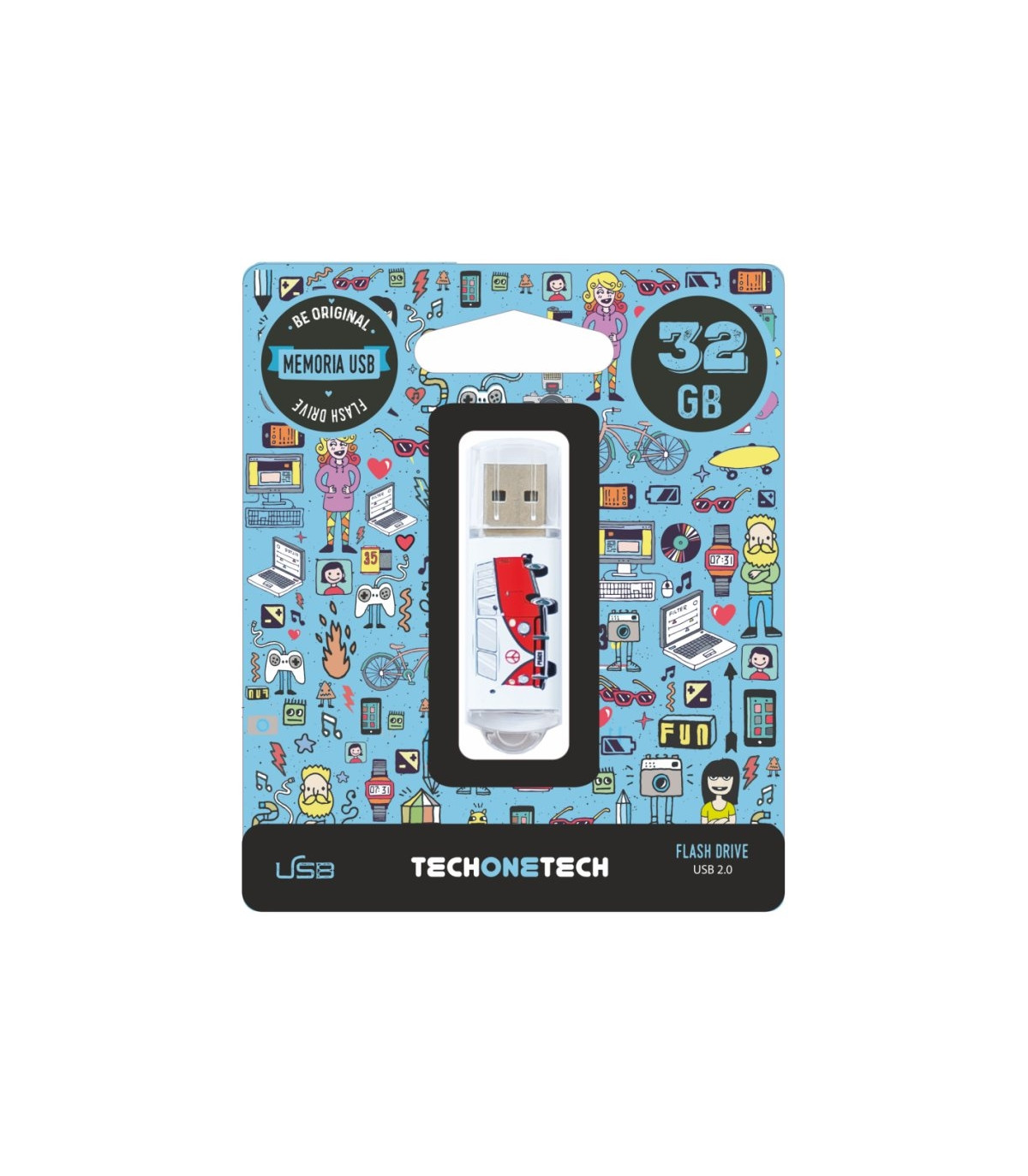 TECH ONE TECH Camper Van-Van 32 Gb USB 2.0