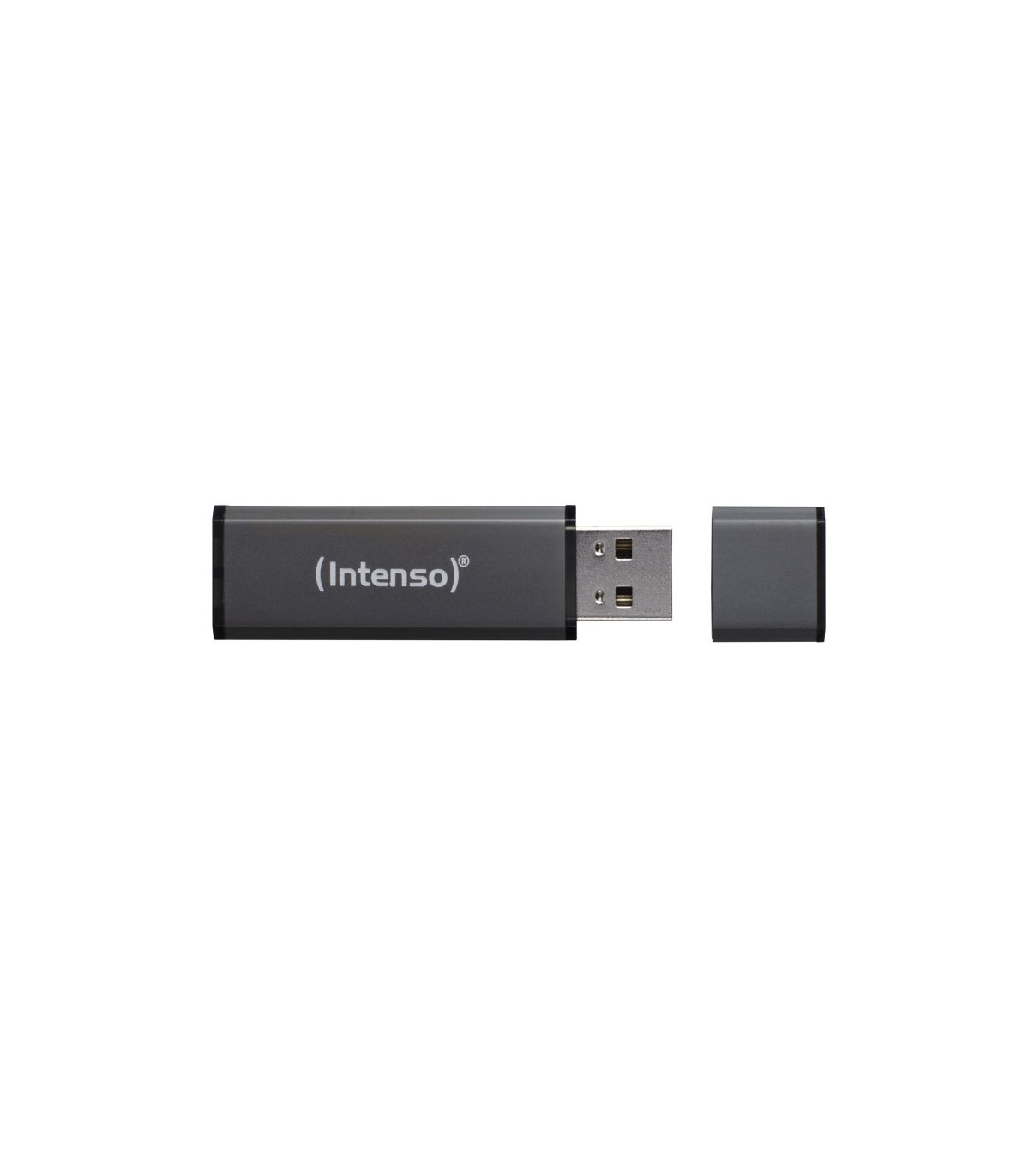 Intenso 3521495 Lápiz USB 2.0 Alu 128GB Antracita