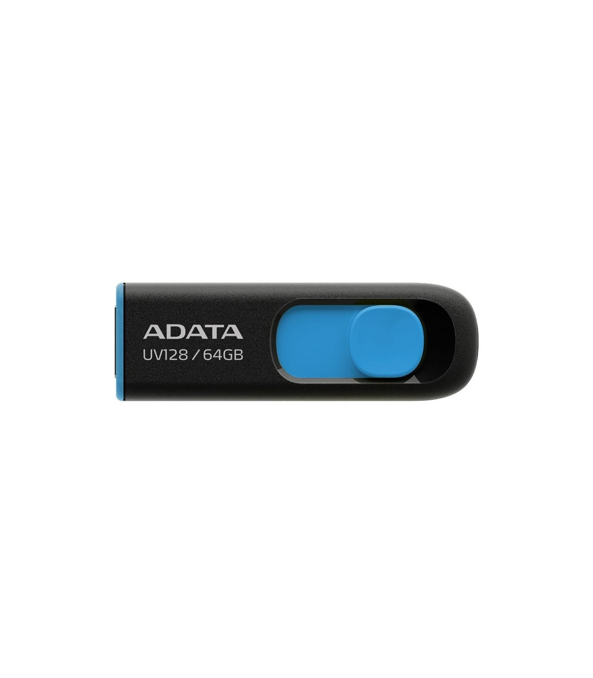 ADATA Lapiz Usb UV128 64GB USB 3.2 Negro/Azul