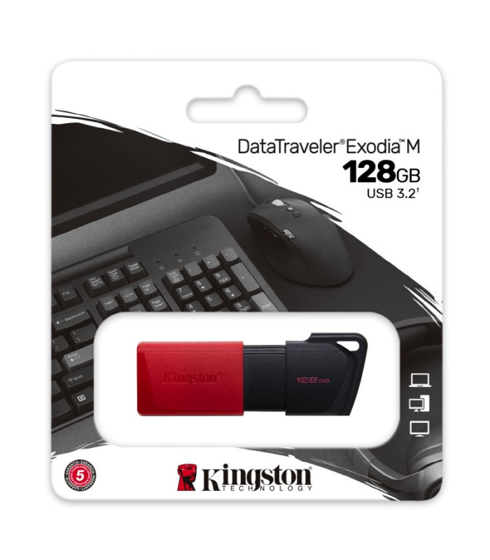 Kingston DataTraveler DTXM 128GB USB 3.2 Gen1 Rojo