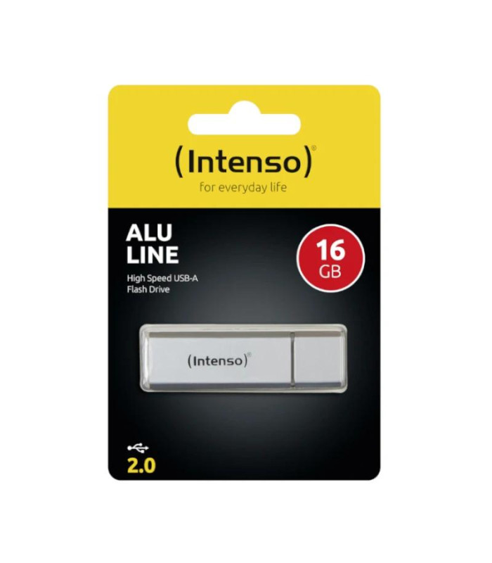 Intenso 3521472 Lápiz USB 2.0 Alu 16GB Silver