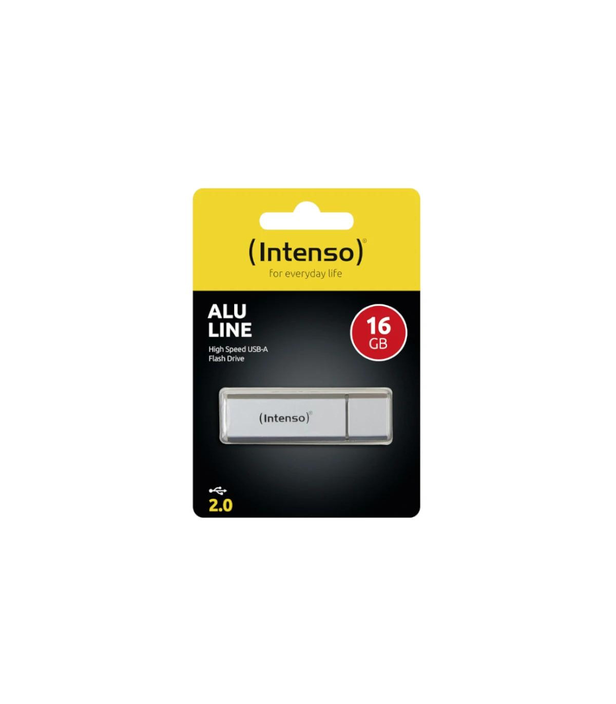 Intenso 3521472 Lápiz USB 2.0 Alu 16GB Silver