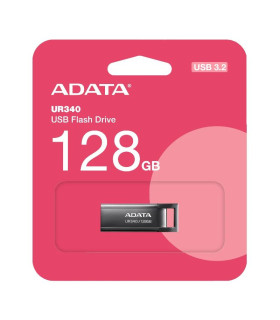 ADATA Lapiz USB UR340 128GB USB 3.2 Metal Black