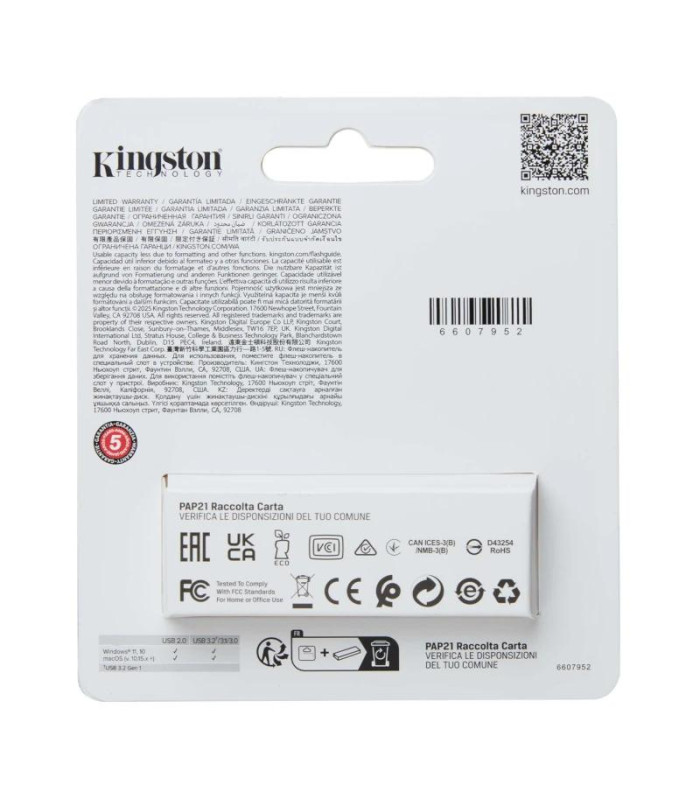 Kingston DataTraveler Exodia S 256GB USB 3.2 Gen 1