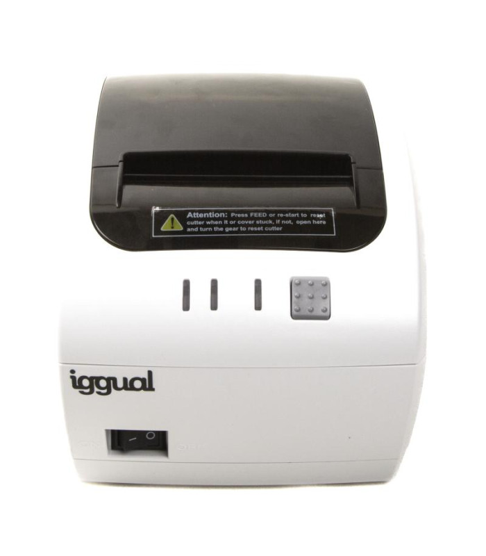 iggual Impresora térmica TP EASY 80W USB+RJ11 blan